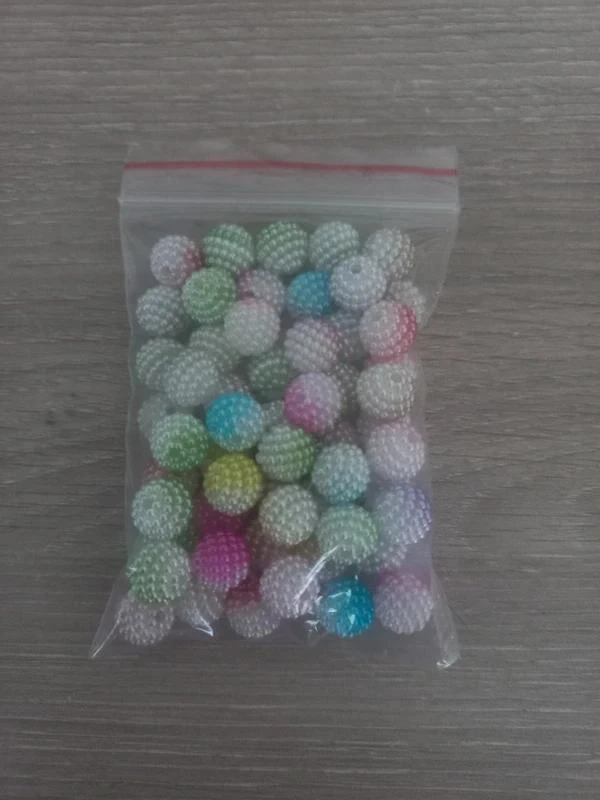 Lot De Perles Acrylique Bicolores Dégradées